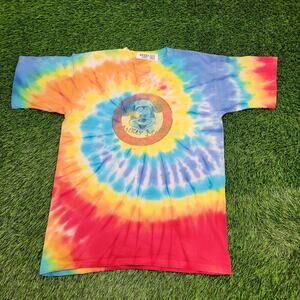 Mickey-Mouse Club Tie-Dye Shirt Medium 20x27 Colorful